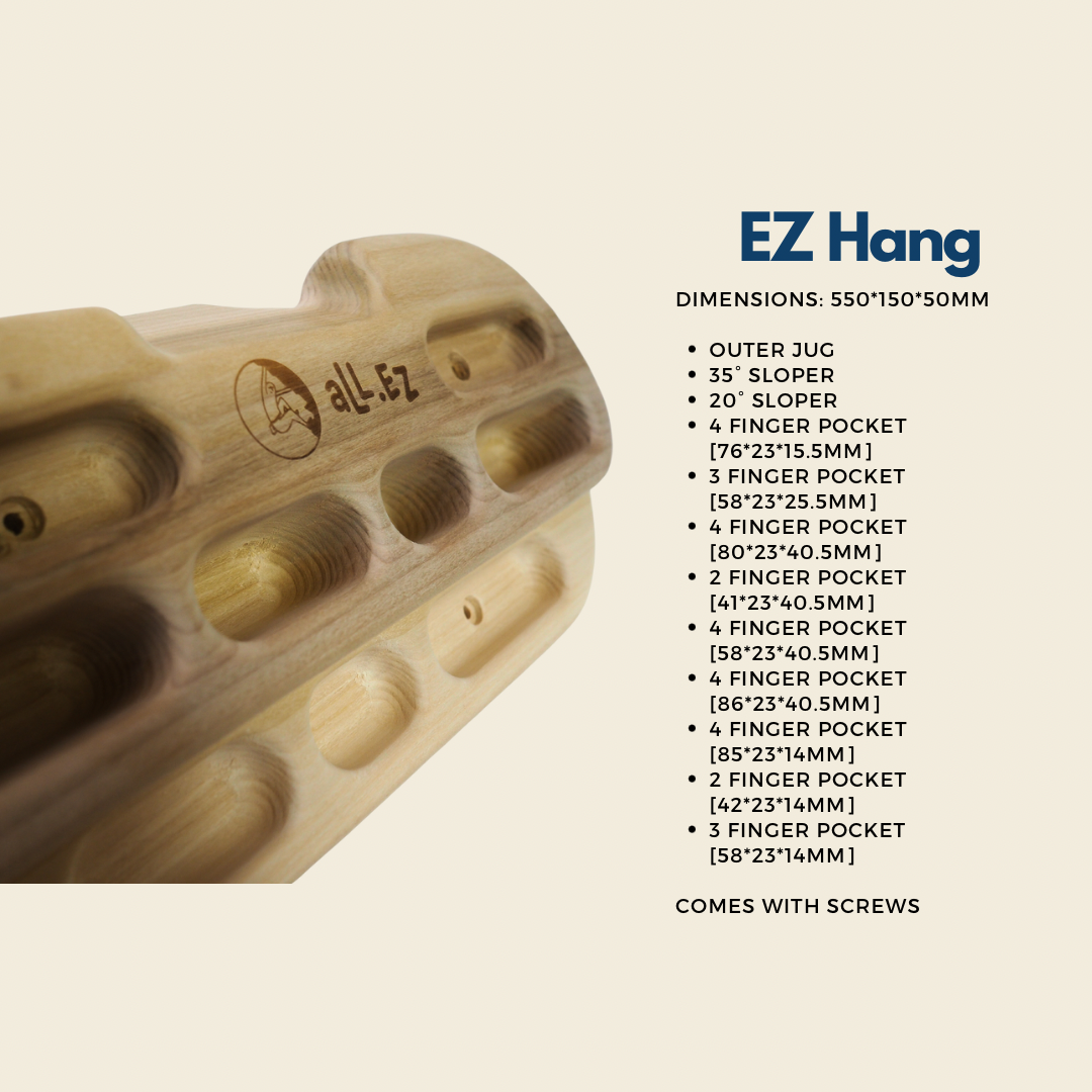 aLL.EZ × Kiihold Freestanding Hangboard Setup